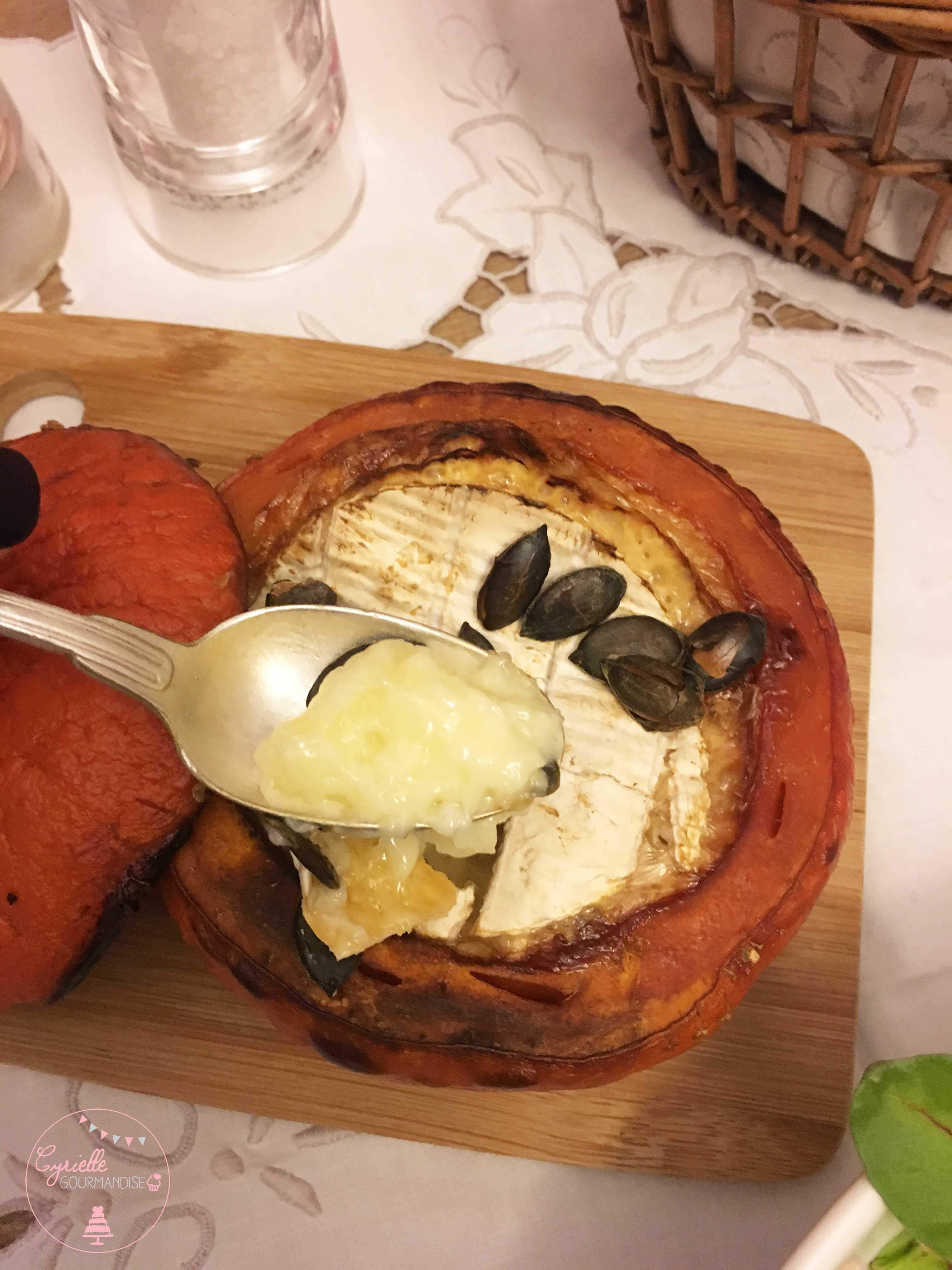 Potimarron et camembert rôtis 6