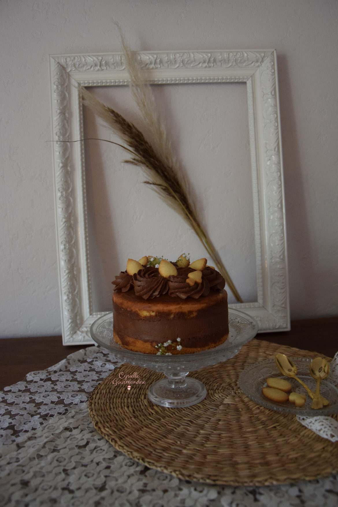 Naked Cake Poire Chocolat Cardamome Cyrielle Gourmandise