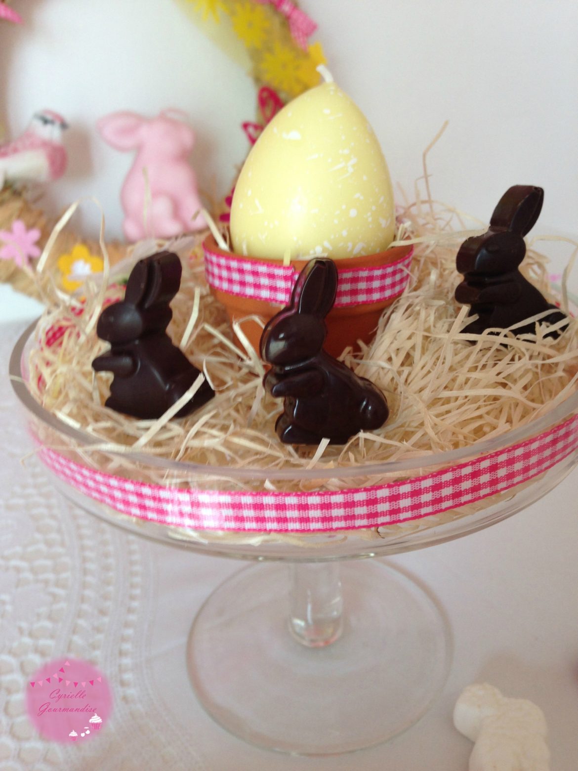 Lapins chocolat pâte d’amandes