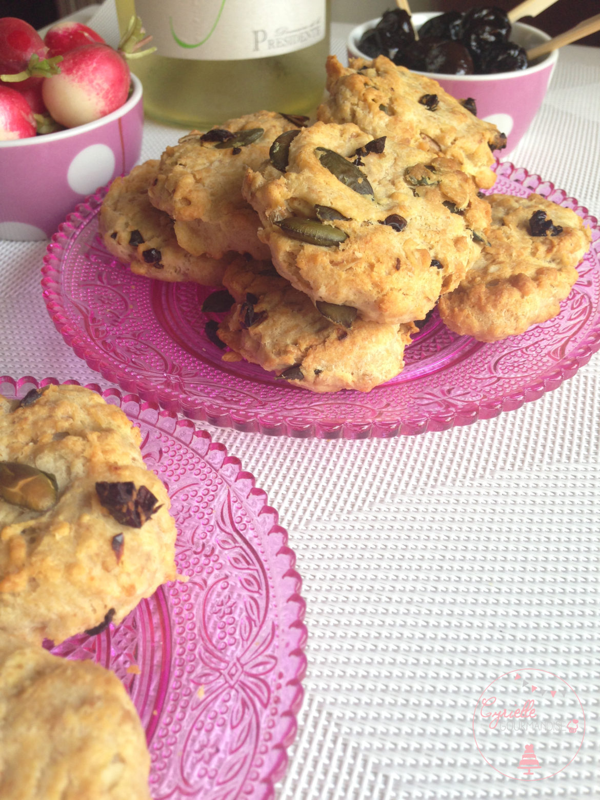 Cookies graines de courge-tomates séchées {Battle Food #31}