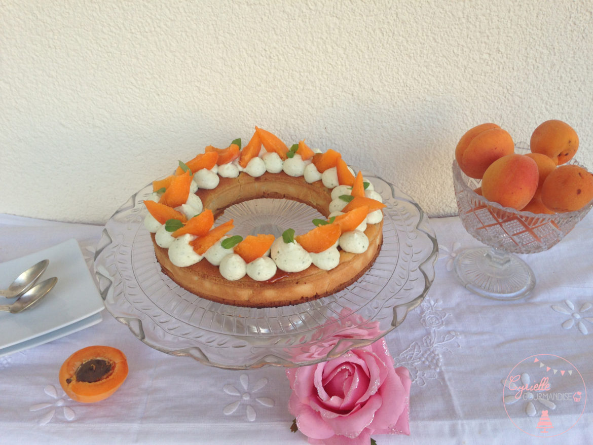 Tarte amandine Abricots-Basilic façon Franck Geuffroy