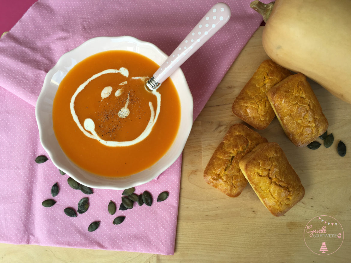 Minicakes Potiron-Curry {Sans gluten et sans lactose}