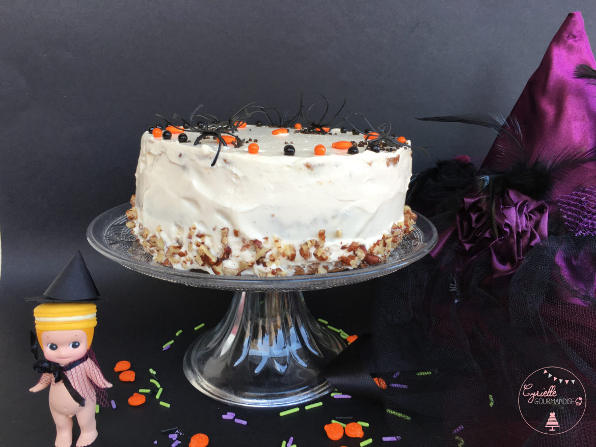 Layer Cake Pomme, Noix de Pécan au sirop d’érable {0.0 Chut #6}