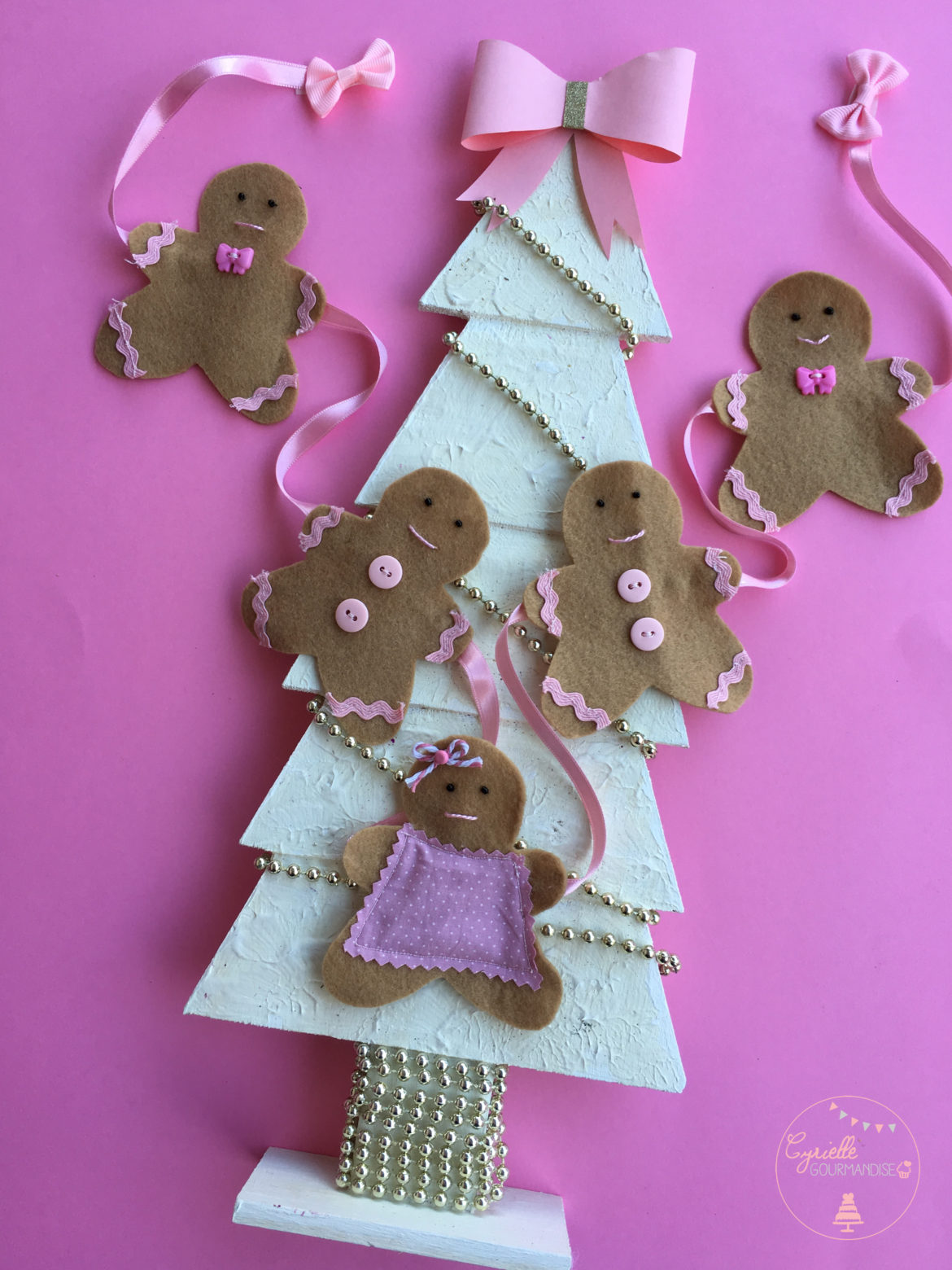 DIY#10: ♥ Guirlande Gingerbreadman Noël Gourmand ♥