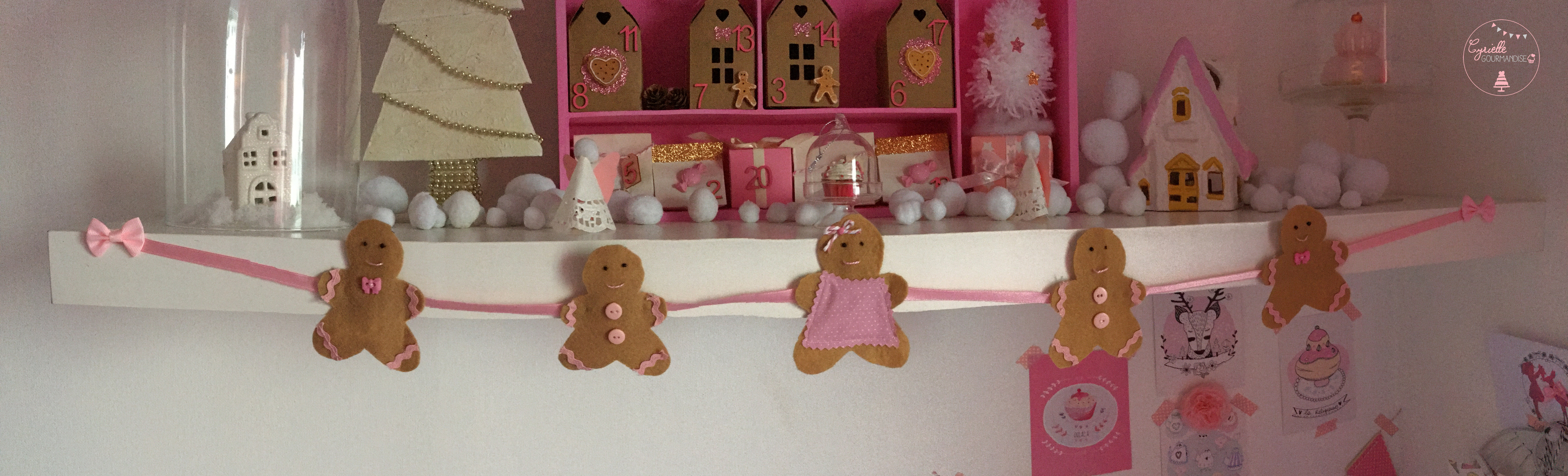 Guirlande Gingerbread installée