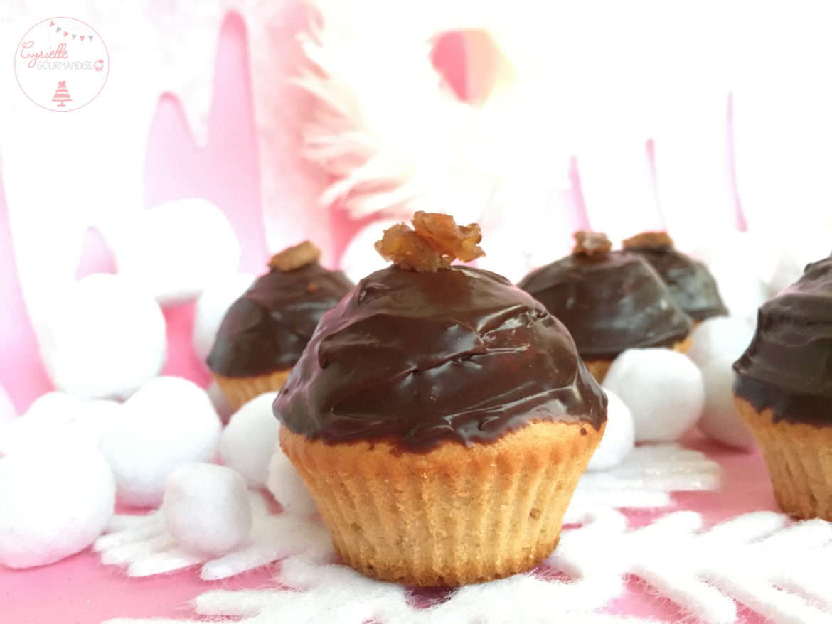Moelleux à la crème de Marrons et glaçage chocolat {Bataille Food #29}