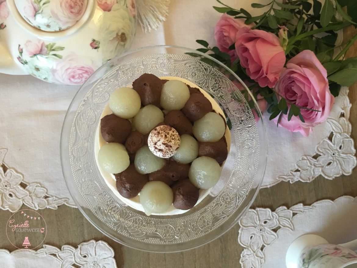 Layer Meringue Poire-Chocolat {Bataille Food #31}