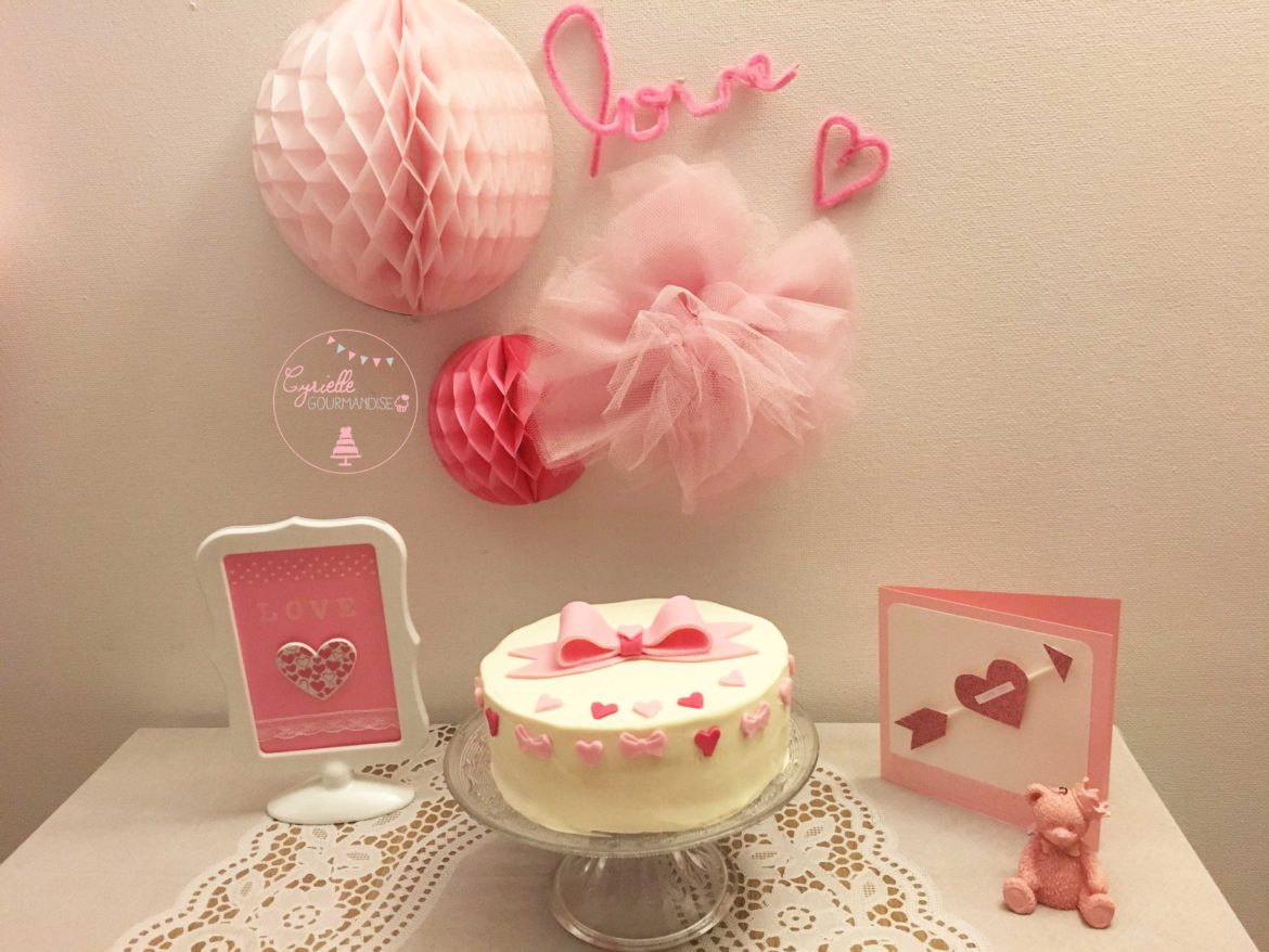 Love Cake Surprise Vanille Myrtille ♥ Valentines Week ♥
