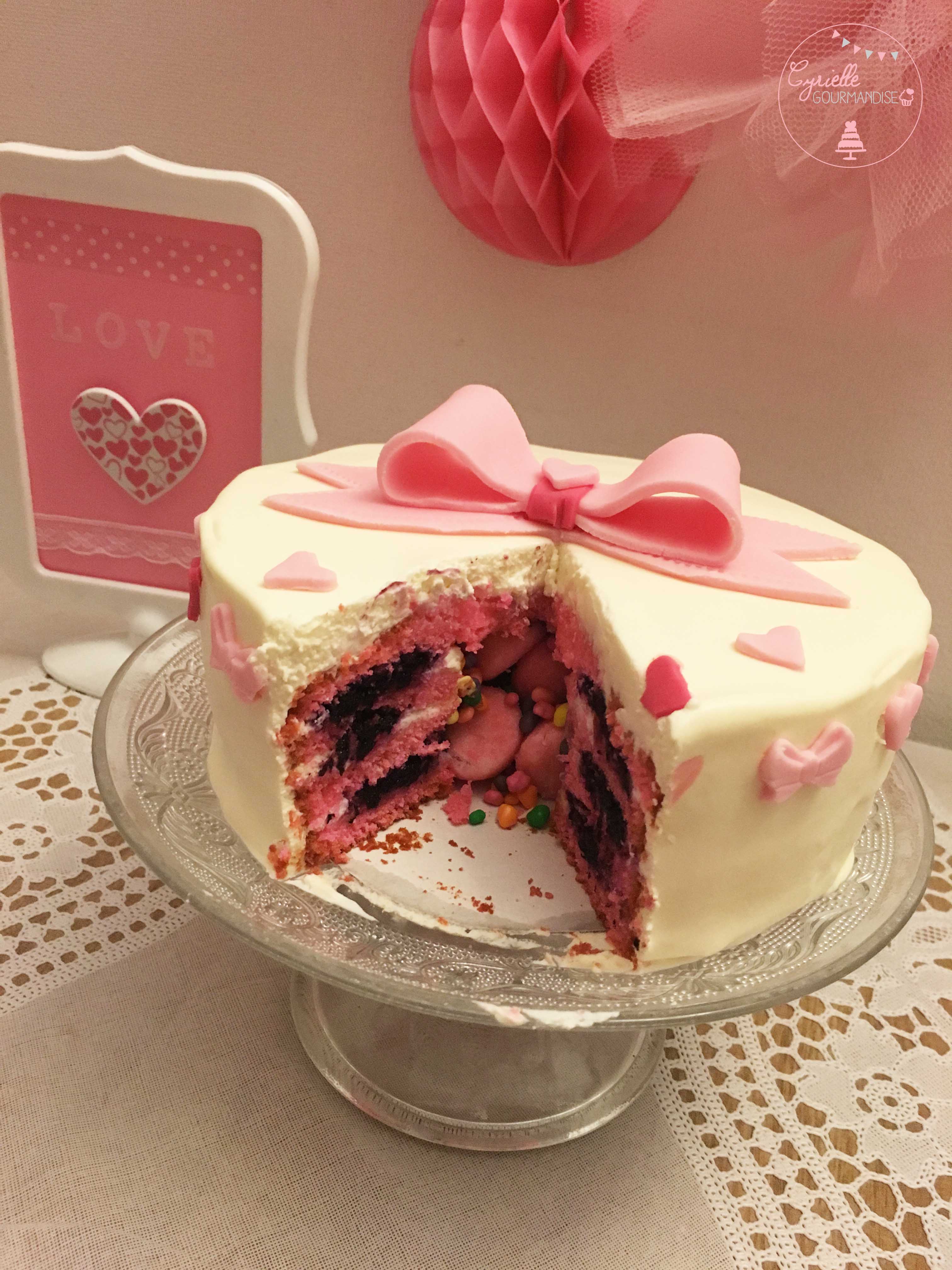 Love Cake Surprise intérieur