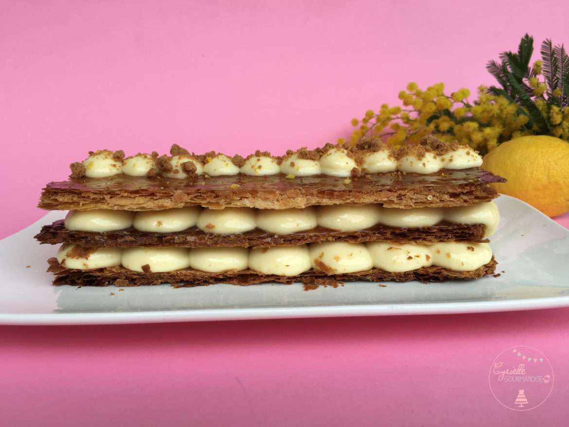 Millefeuille Citron-Spéculoos,