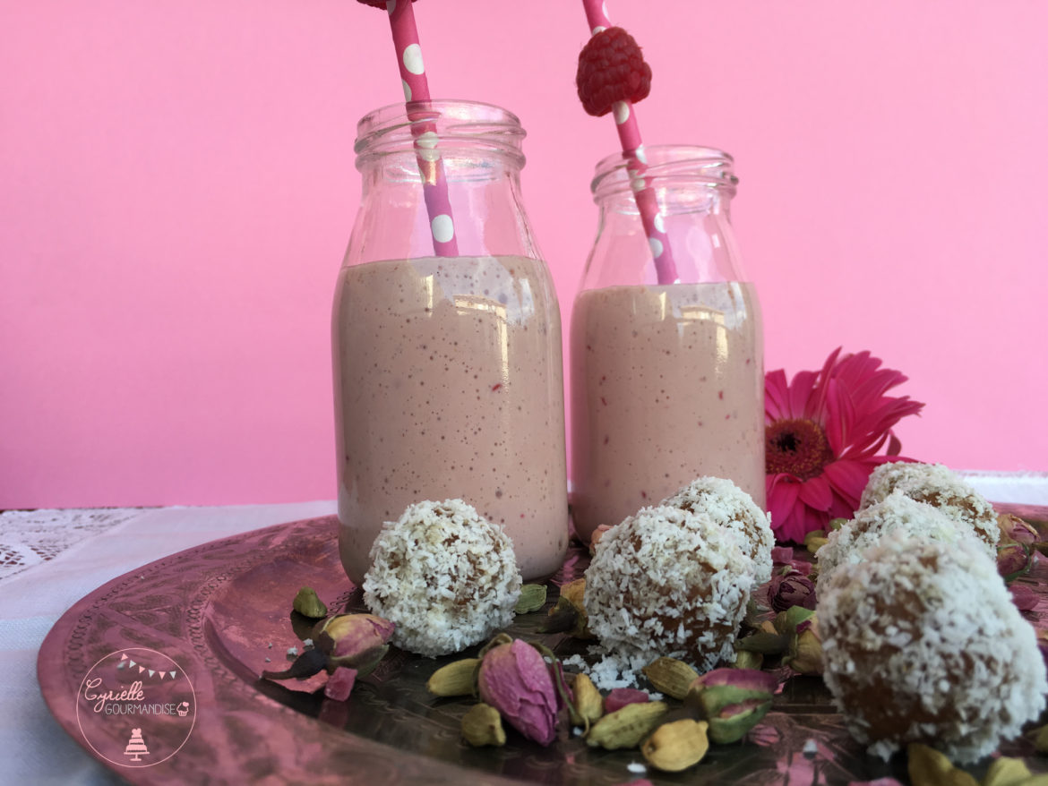 « Besan Ladoo » revisité Coco-Rose et Lassi Mangue-Framboise {Foodista Challenge #19}