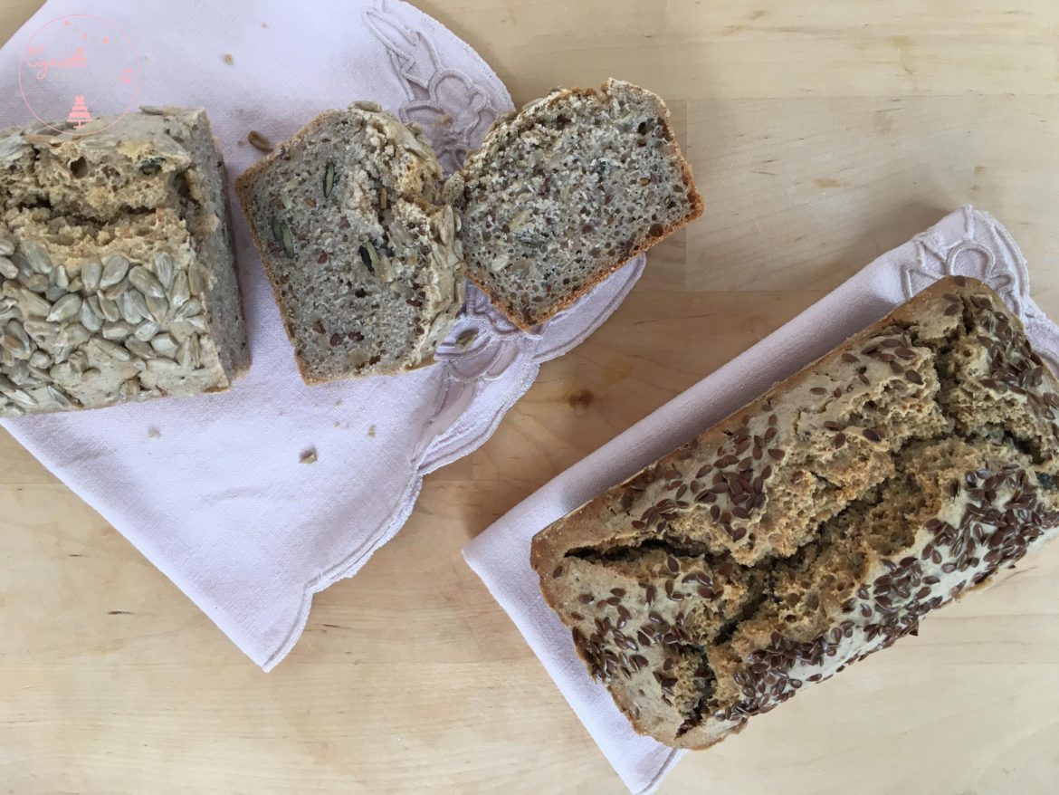Pain au sarrasin et aux graines ♥ Semaine Healthy ♥ Sans Gluten et Sans Lactose