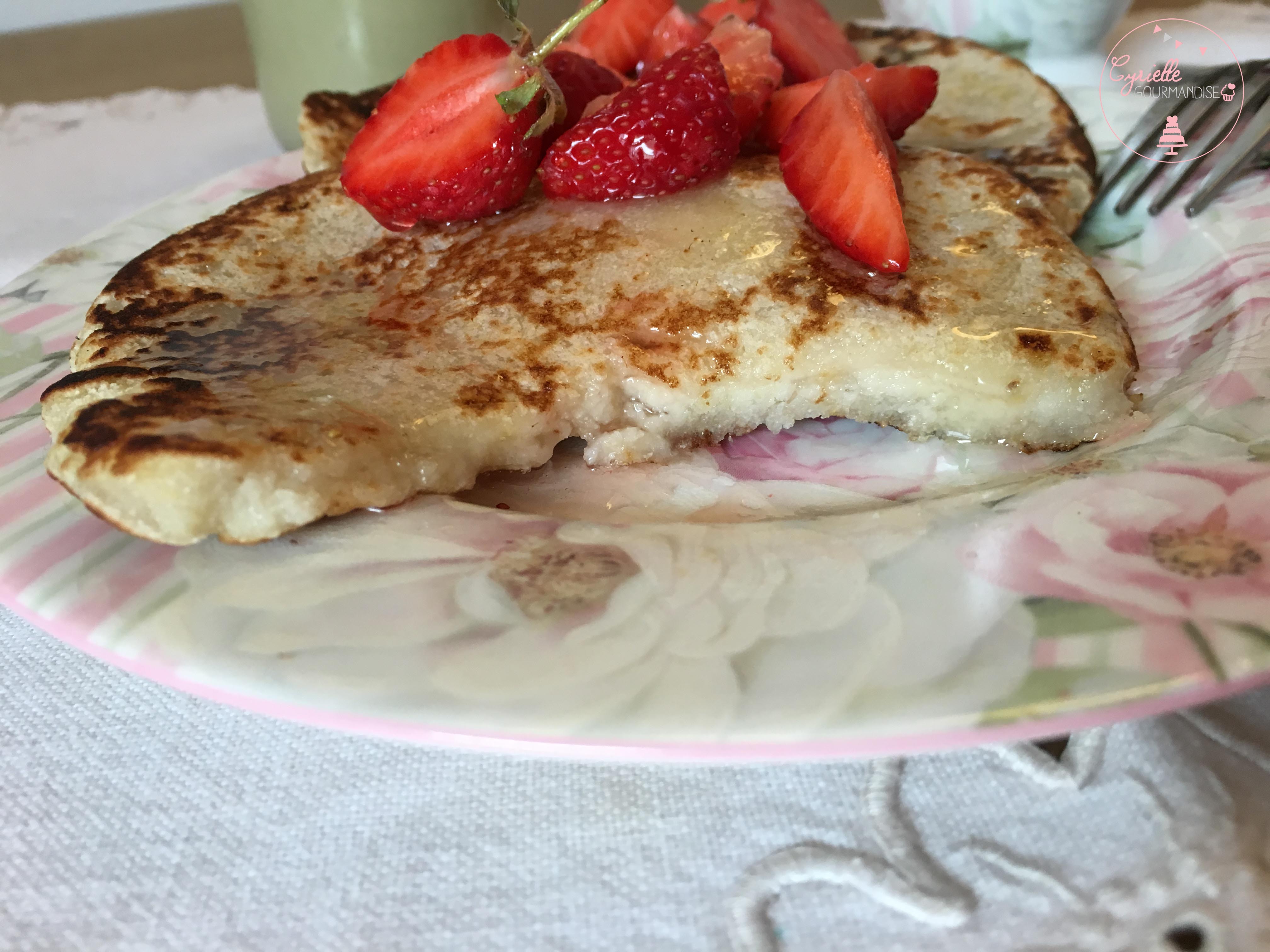 Pancakes banane coco vegan 5