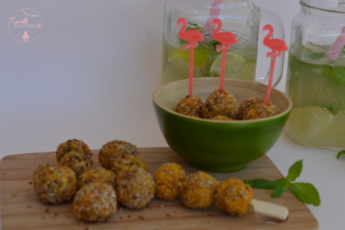 Boulettes Pois Chiche-Carotte-Curry