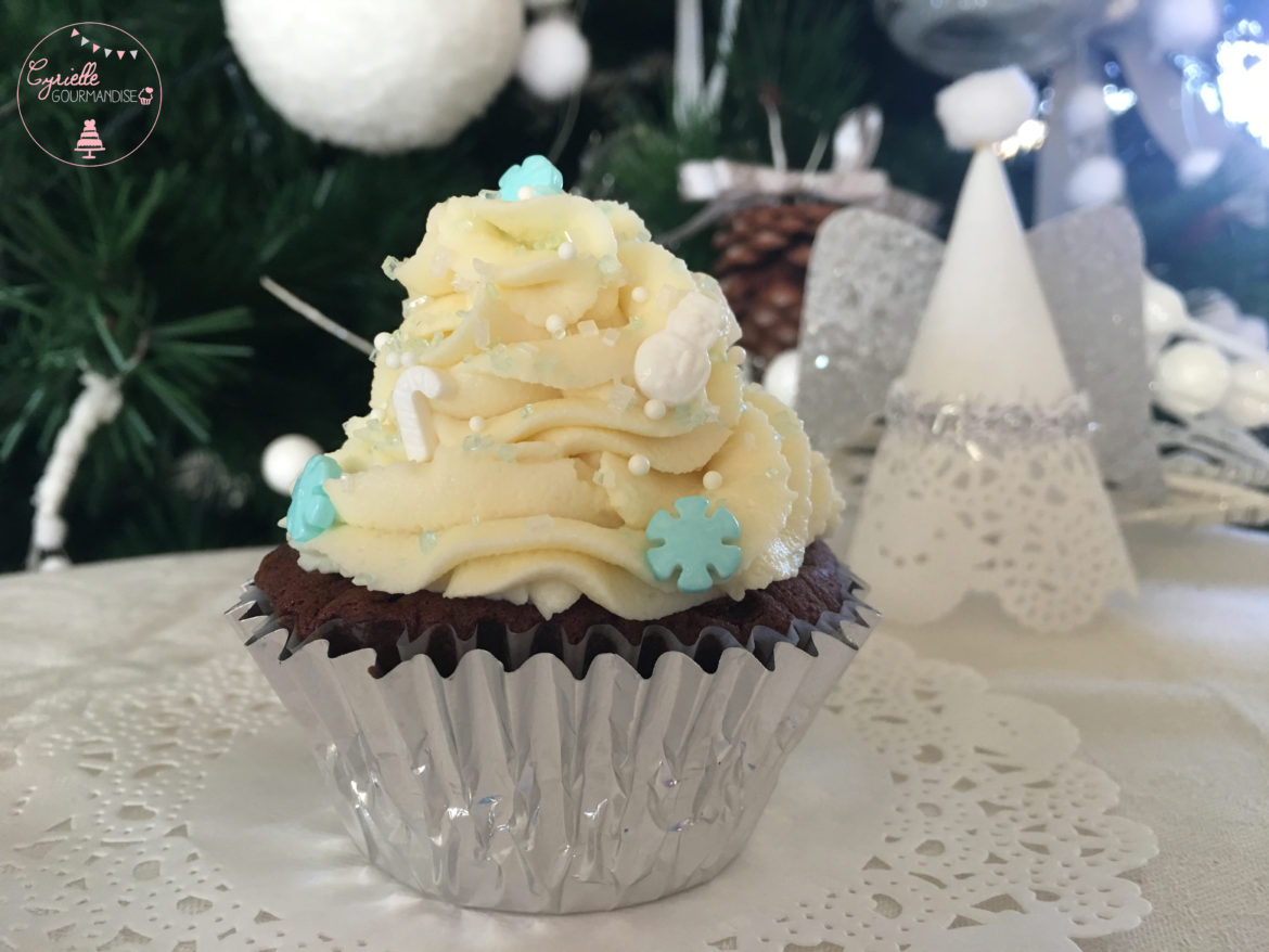 Cupcakes aux deux chocolats ♥ Noël ♥