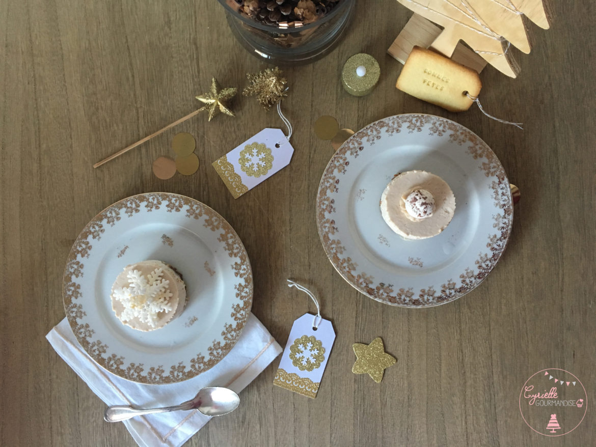 Entremet Marron-Poire et croustillant châtaigne ♥ Noël ♥