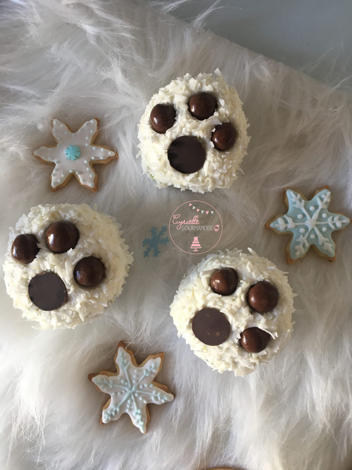 Cupcakes Pattes Ours – Coco-Citron Vert