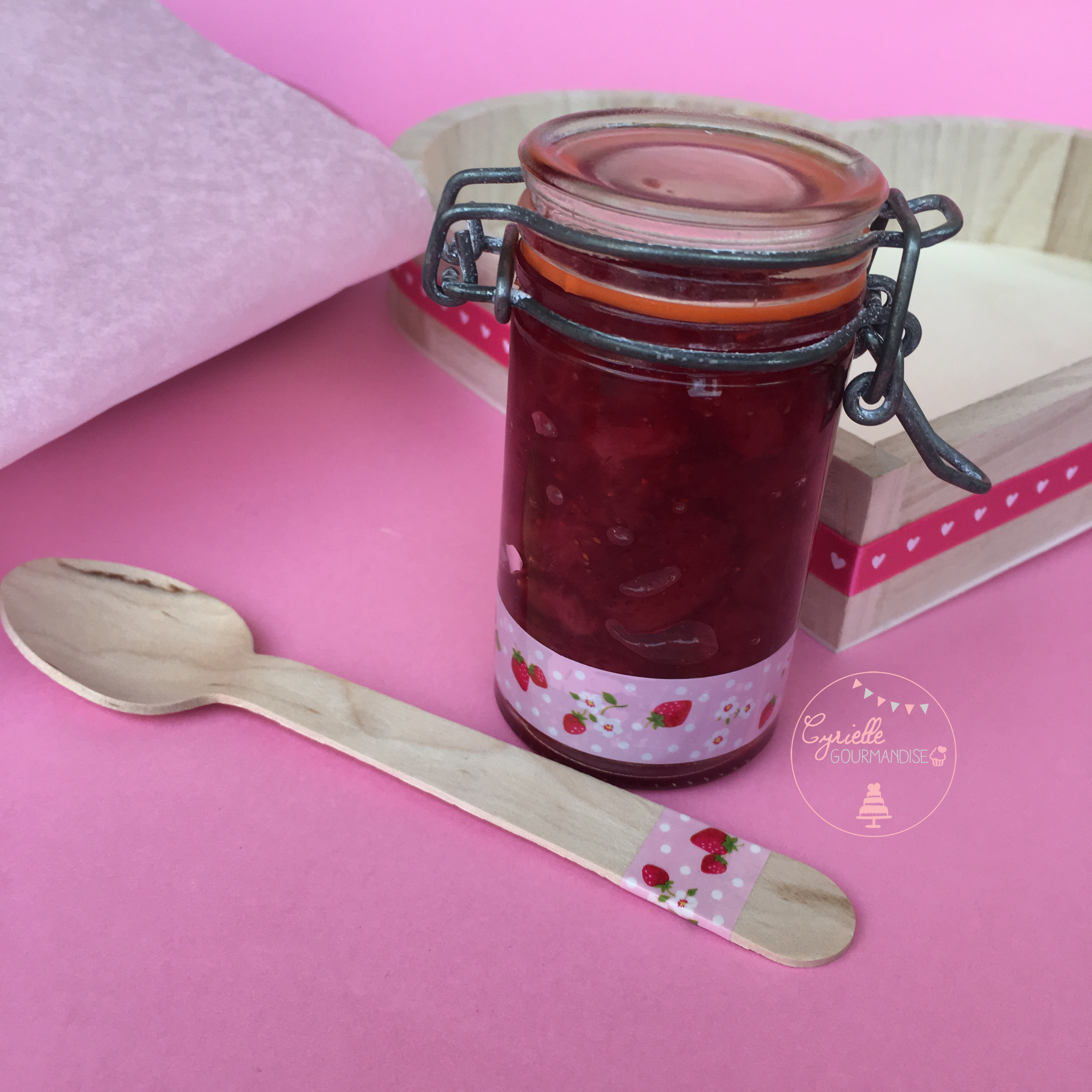 Coffret Tea Time Gourmand - confit de fraises