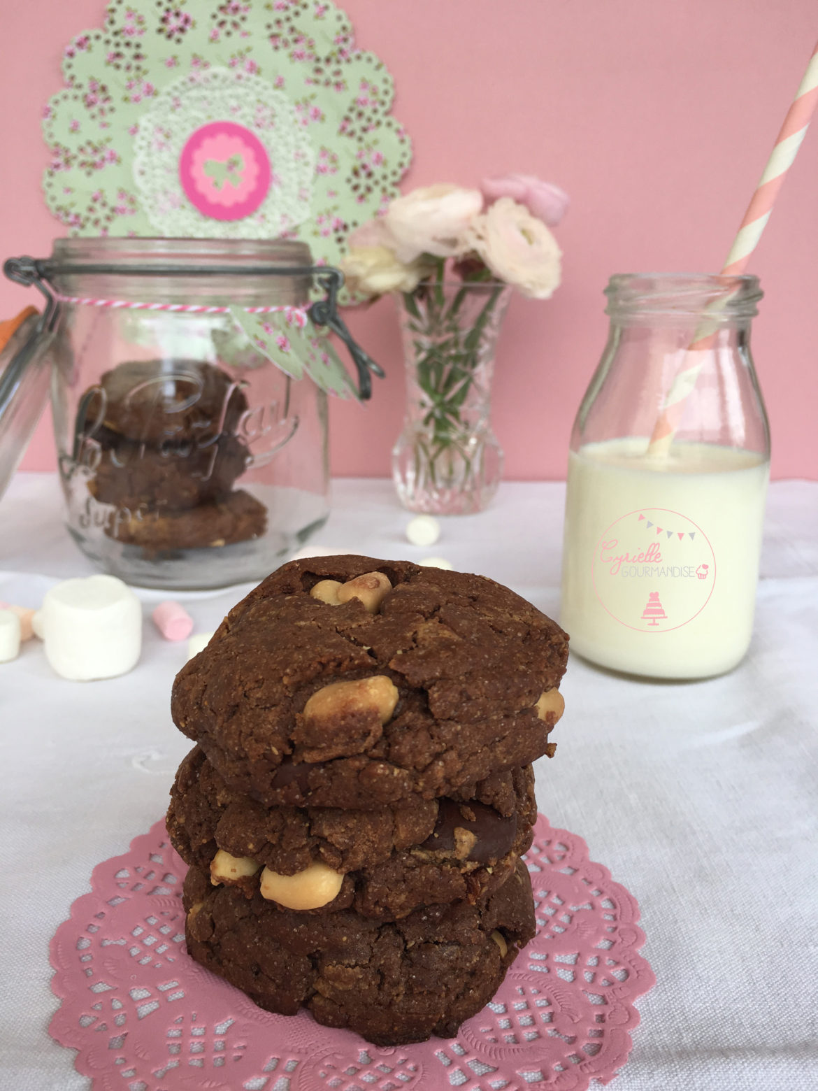 Cookies Chocolat-Beurre de Cacahuète
