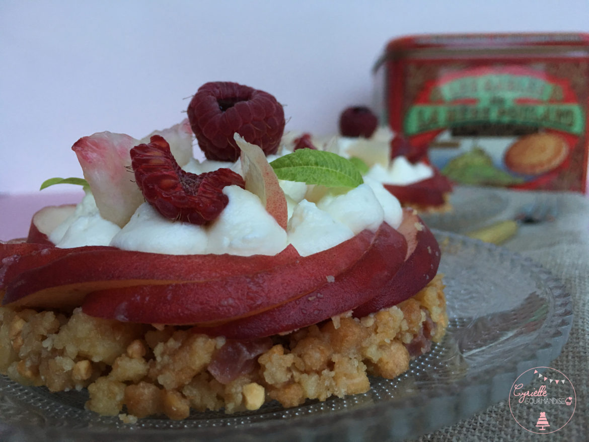 Tartelettes Pêche-Verveine sans cuisson ♥ La Mère Poulard ♥