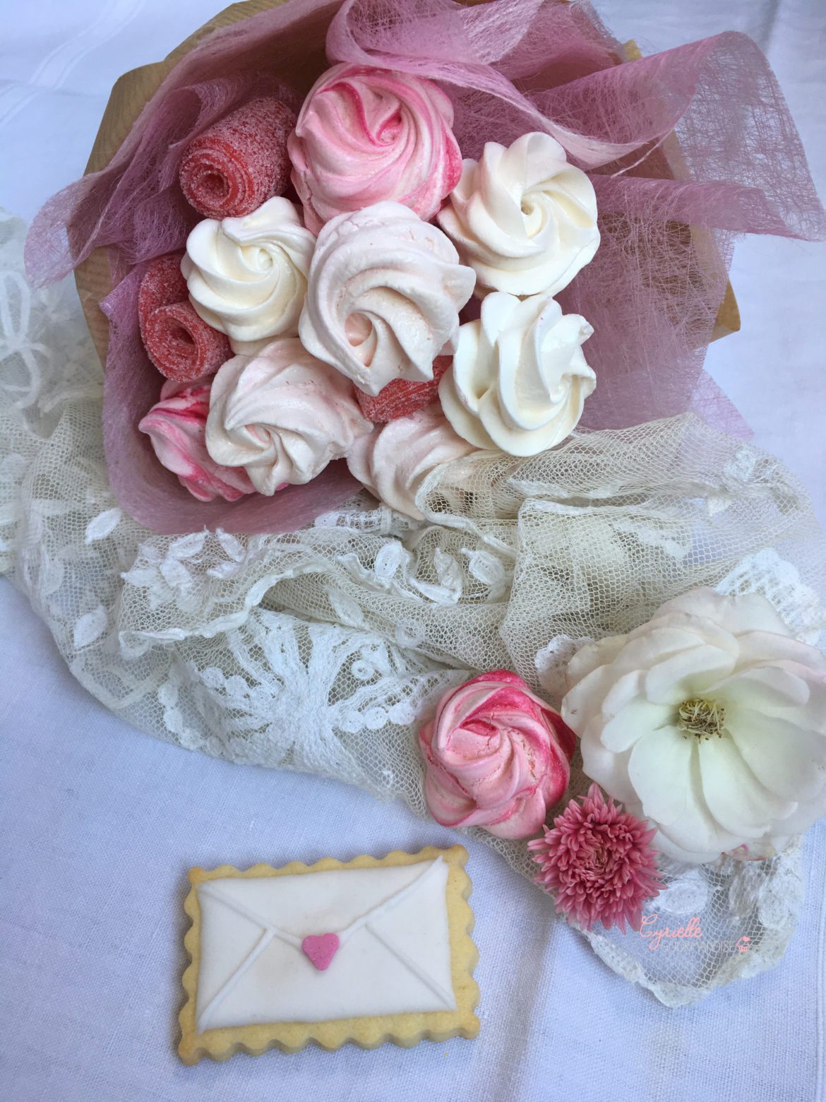 Bouquet de Meringues ♥ DIY ♥ Saint-Valentin ♥