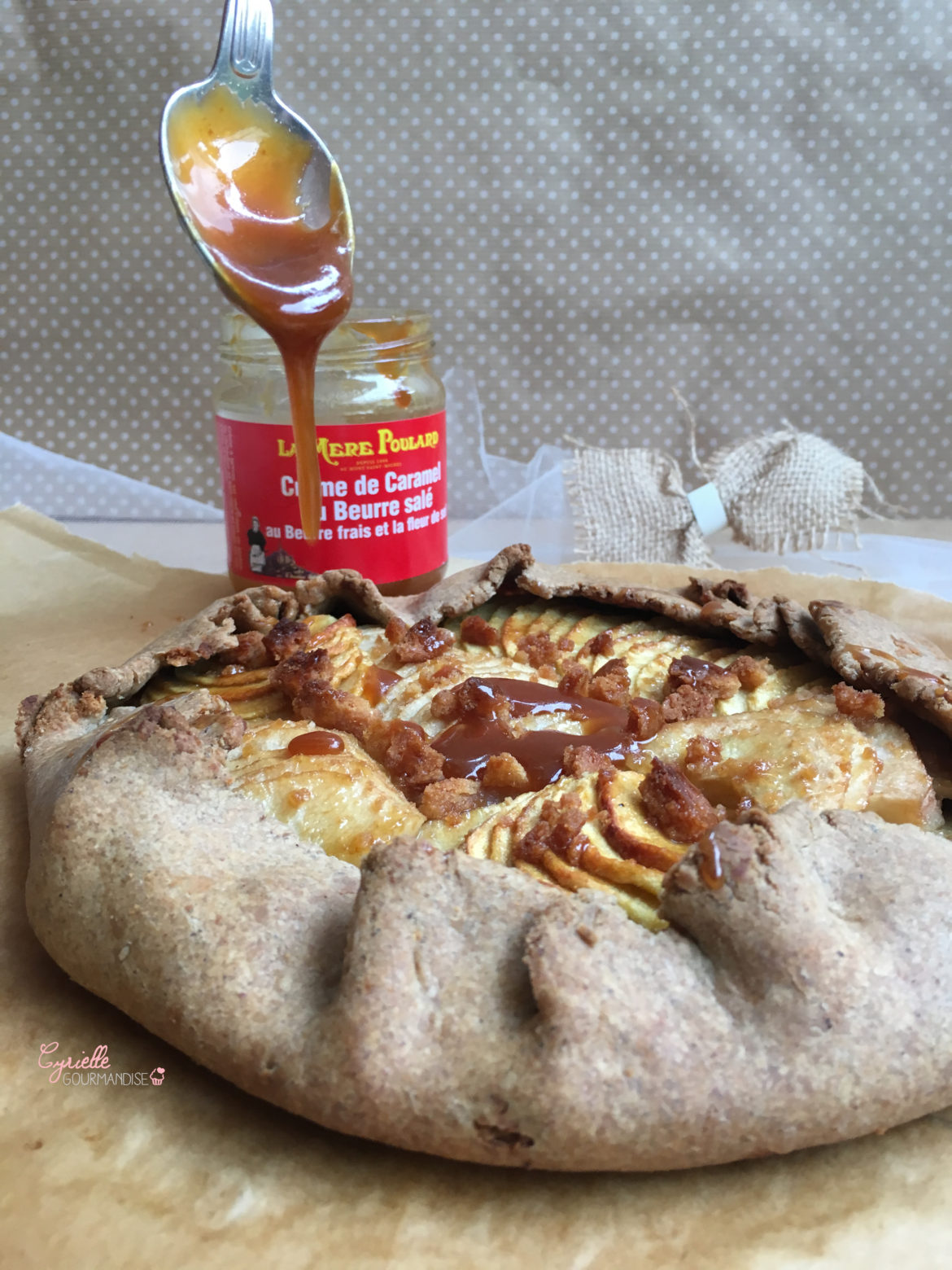 Tarte Rustique Pomme-Poire Caramel