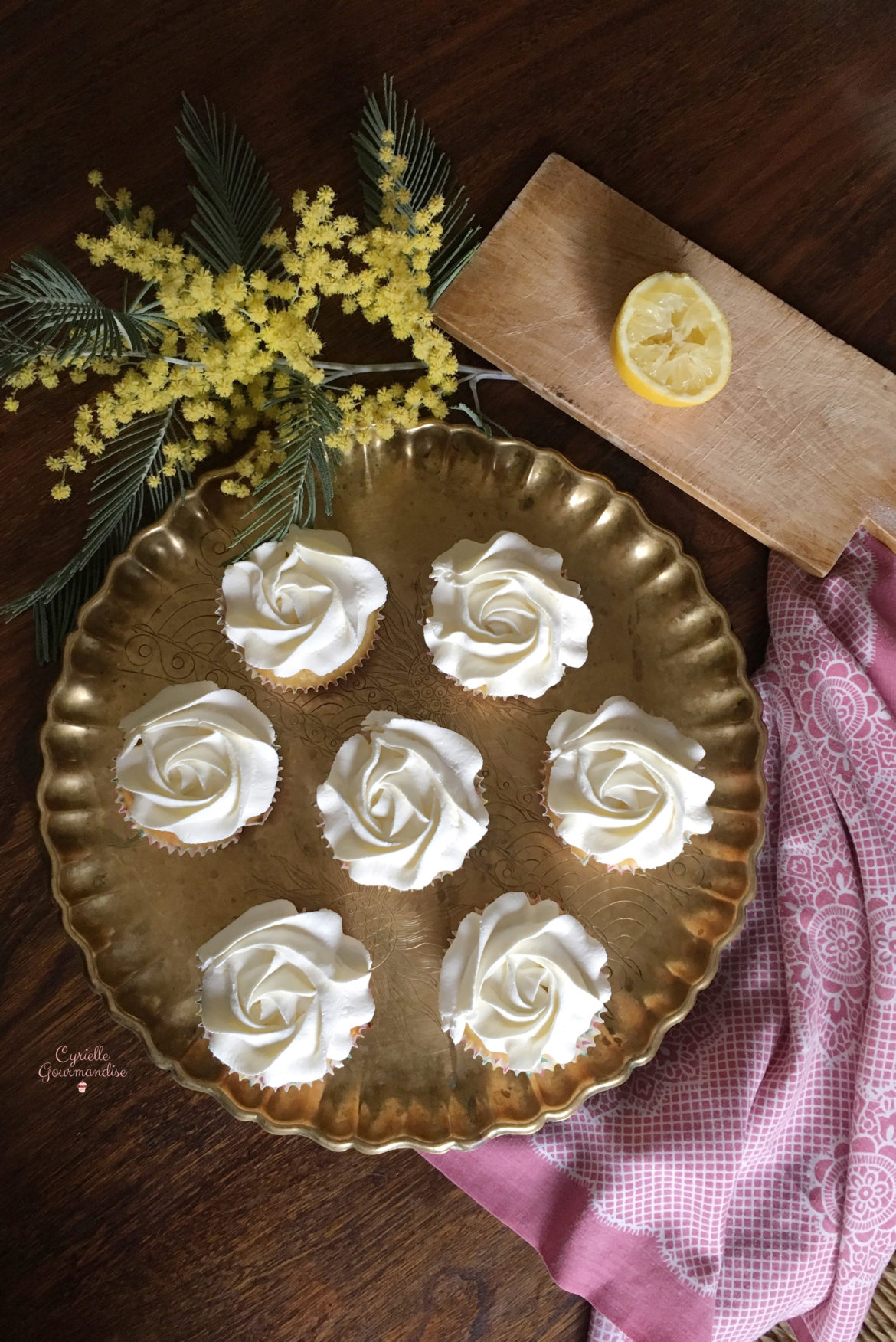 Cupcakes aux deux citrons