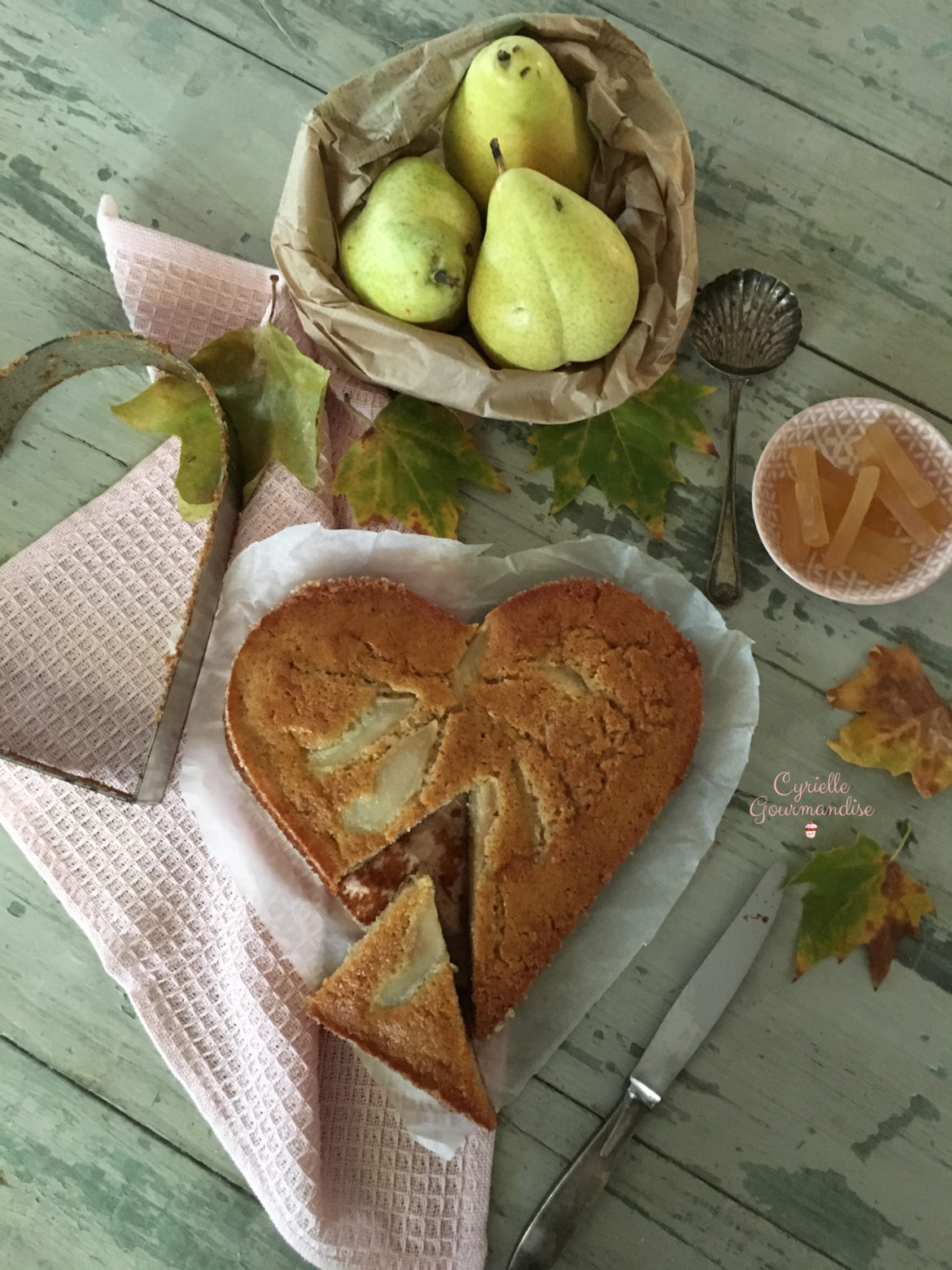 Gâteau Poire-Gingembre